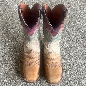 Dan Post Multicolor Western Heeled Boots